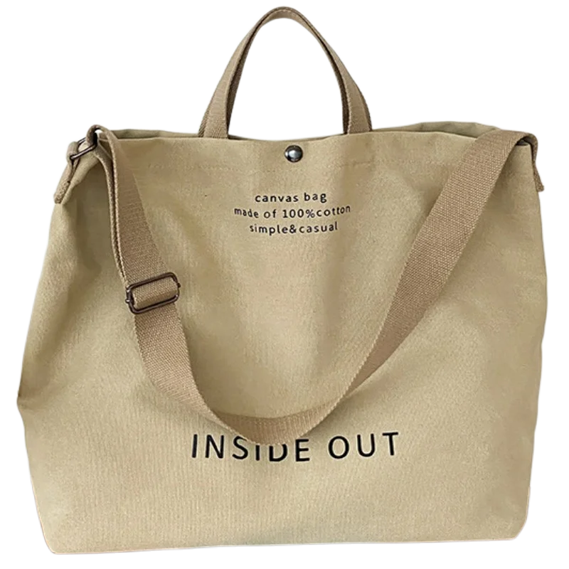 CanvasCrossbodyBagsforWomenFashionCrossoverPurseCottonShoulder