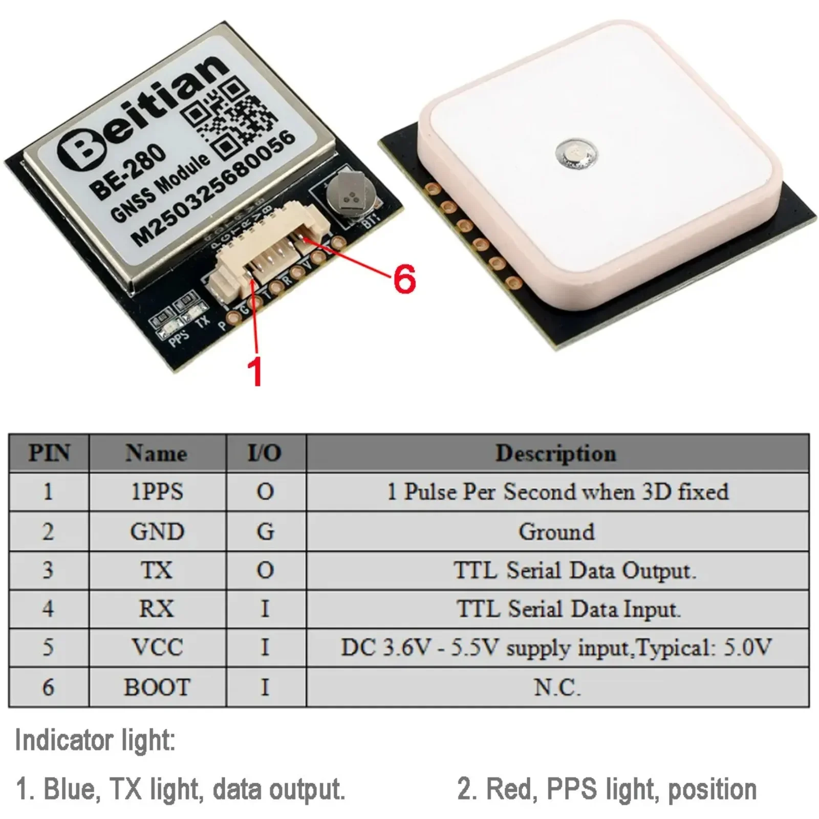 Module GPS Boussole BE-880 pour Randonnée Navigation