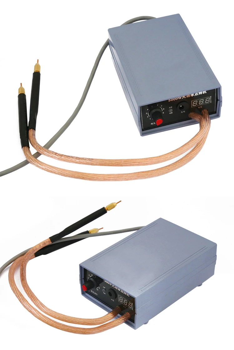 5.4 V 400F Condensateur Soudeuse par Points DIY Kit, Portable Machine à  Souder par Points Outils de Soudure Semi-Automatiques pour Batterie 18650  de 0,25 mm (Stylo à souder 1) : : Bricolage