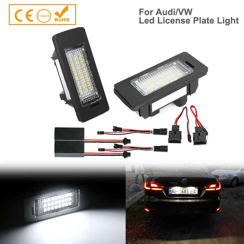 Car Audi A4 Plate Light Ricoy LED License Plate Light For Audi A4