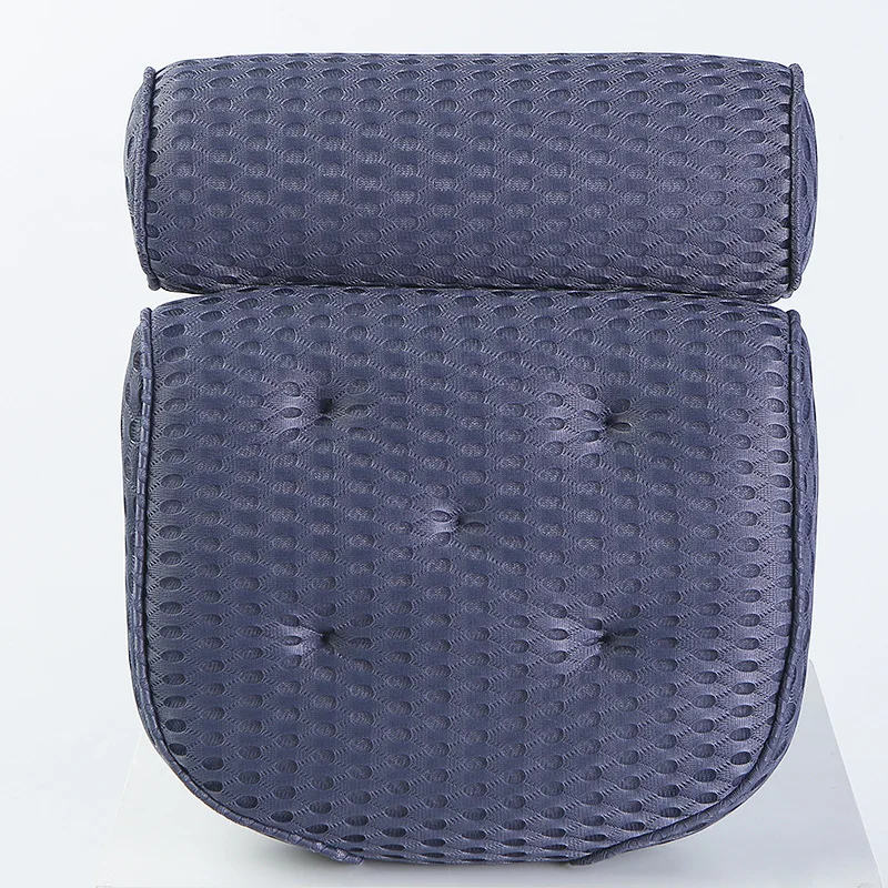 4D Square Bathtub Pillow 7 Suction Cup Hotel Hot Spring Spa Massage bathtub pillow