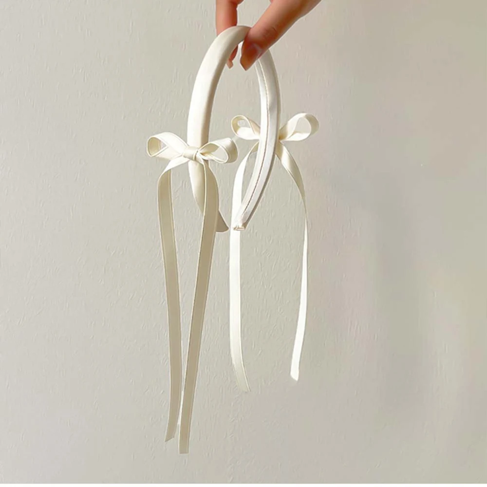Süßes Haarband mit Schleife, Retro, schlicht, elegant, Ballett-Stil, Band-Design, Haar-Accessoire, Kopfbedeckung für Damen, Geschenk – Detail 1