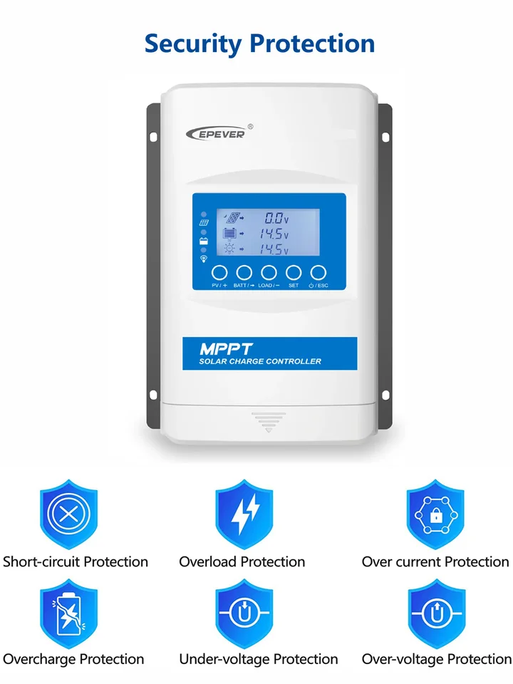 Solar Laderegler Für Batterien EPEVER 40A MPPT Solarladeregler 12V