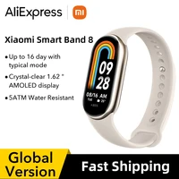 In stock Global Version Xiaomi mi Band 8 1.62'' AMOLED Ultra Long Battery Life 16Days Smart Bracelet 150+ Sport Modes MI Band 1