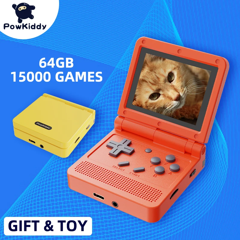 Console de jeu 3D v90 écran IPS portable rétro