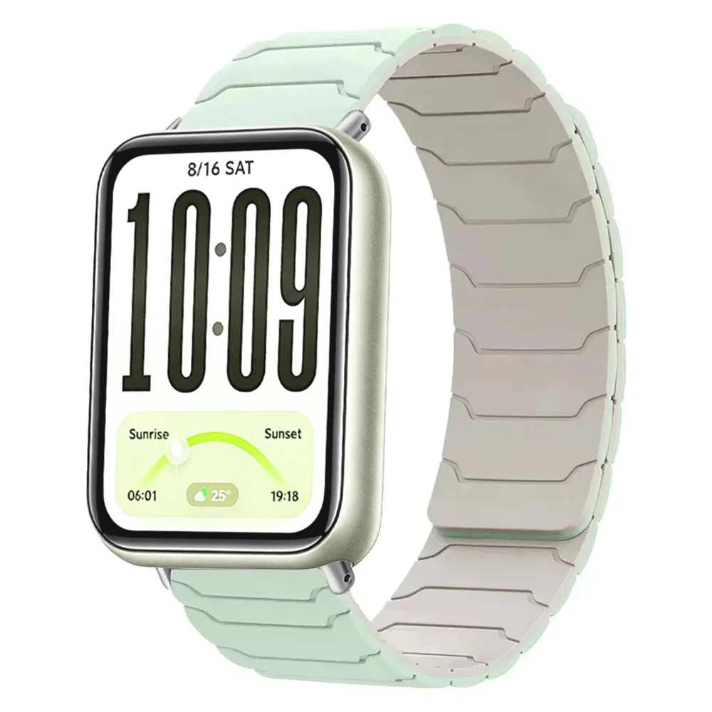 Magnetic Soft Silicone Breathable Watch Strap