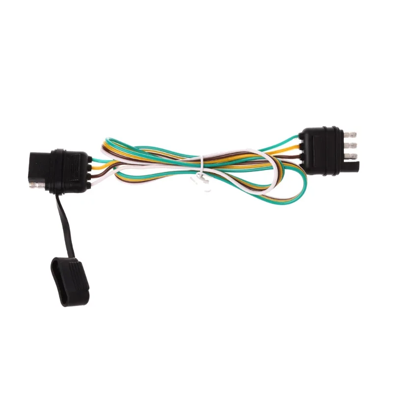 

Trailer connector Trailer accessories American 4-core plug socket extension cable 60inch RV adapter tail light signal connection