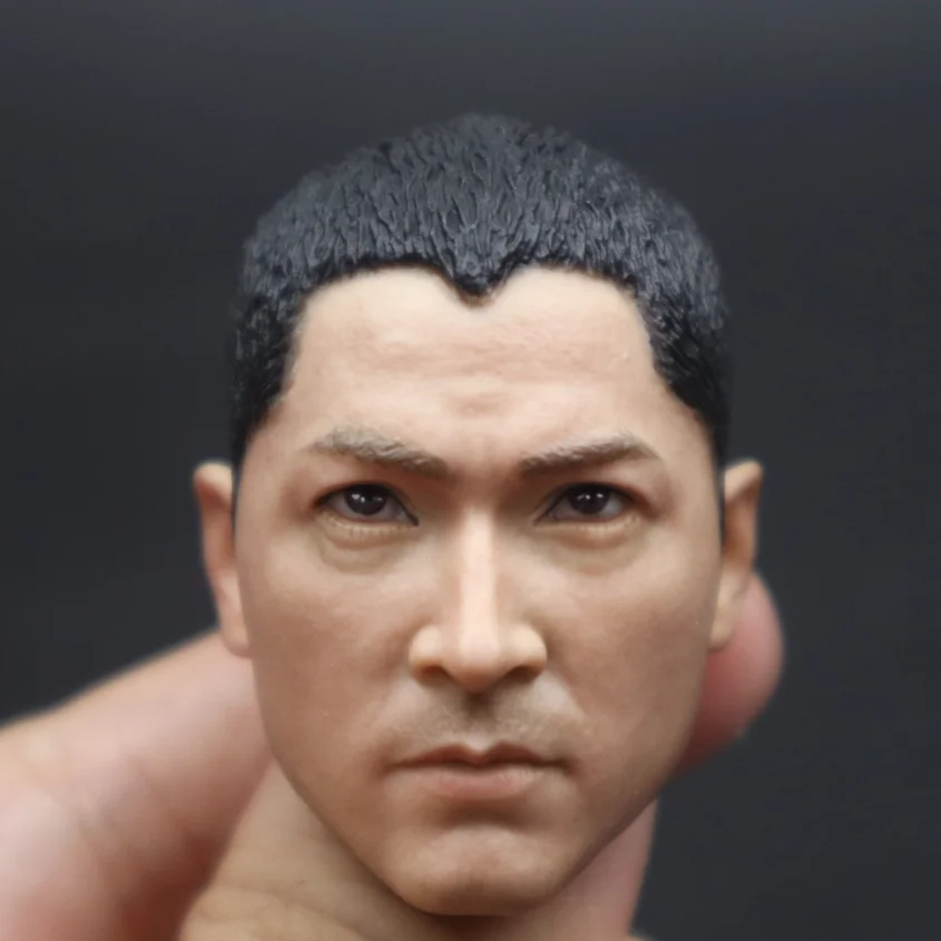 

1/6 Scale Hong Kong Police Head Sculpt Asir Male Soldier Head Played for 12in Phicen Tbleague Doll Toy
