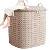 Clothes Organizer Wardrobe Storage Boxes with Lids Houndstooth Blanket Organizers with Handle Closet Wardrobe Zipper Bags 6