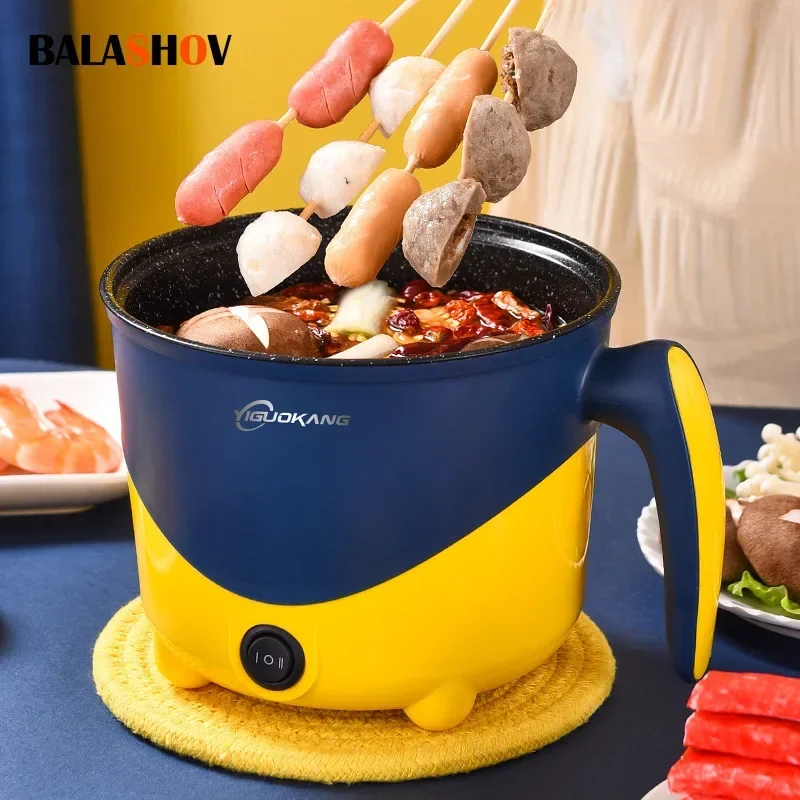 

Multifunction Mini Electric Rice Cooker Saucepan Ramen Non-stick Pan Flat Multicooker Appliances for The Kitchen Pots Offers 1-2