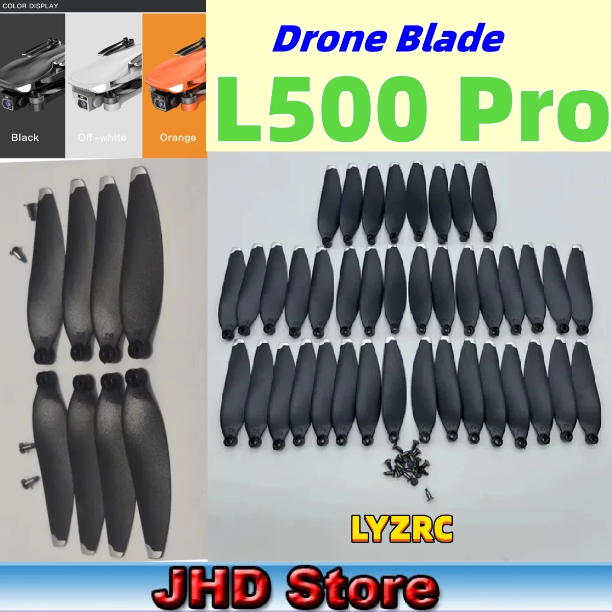 JHD LYZRC L500 Pro Drone Propeller Blades L500 Pro Spare Propellers Max Accessories Parts Blade