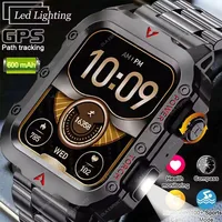 Outdoor Sports Smart Watch for Android IOS Men Women Watches Fitness Track ECG+PGG Health Monitor Smartwatch with Led Lighting