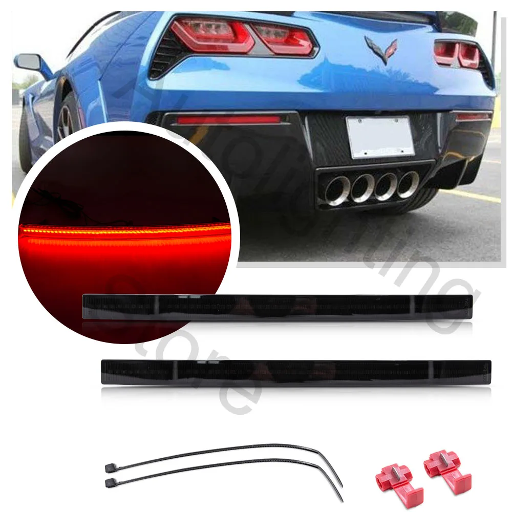 

2 шт., отражатель заднего бампера для Chevrolet Corvette C7