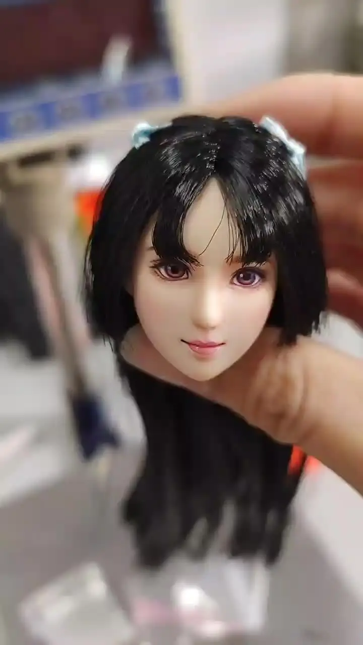 1/6スケール 女性ヘッドスカルプト OB TBL LD ガールヘッドフィギュア