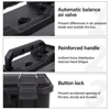 1PC Black Plastic Toolbox 250*200*76mm Shockproof Waterproof Plastic Storage Box PP Material Tote Storage Bag Built-in Sponge 4