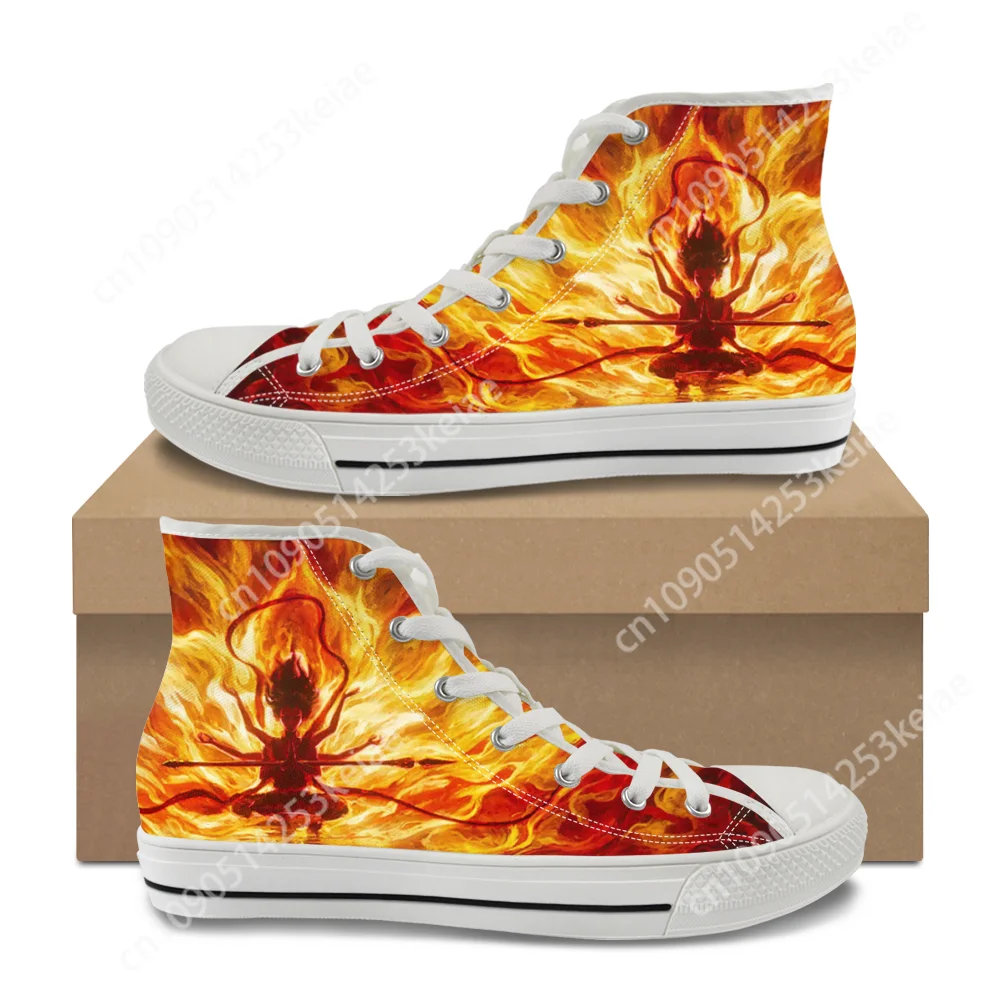 Nezha 2 Devil Boy Conquers the Dragon King High Top High Quality Sneakers Mens Womens Teenager Canvas Sneaker Custom Couple Shoe 2