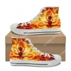 Nezha 2 Devil Boy Conquers the Dragon King High Top High Quality Sneakers Mens Womens Teenager Canvas Sneaker Custom Couple Shoe 2