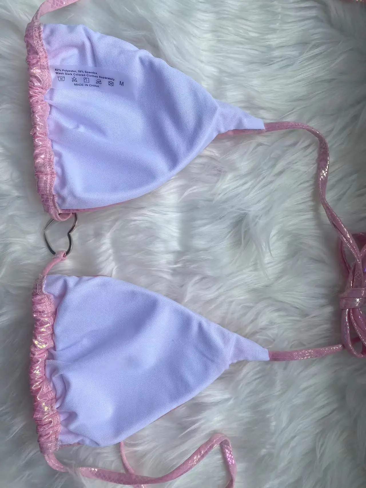 【GLOSSYPAGE】Glossy Heart Halterneck Bikini ★Pink S8eb51c9b0fee4bb5b53e44339ab88