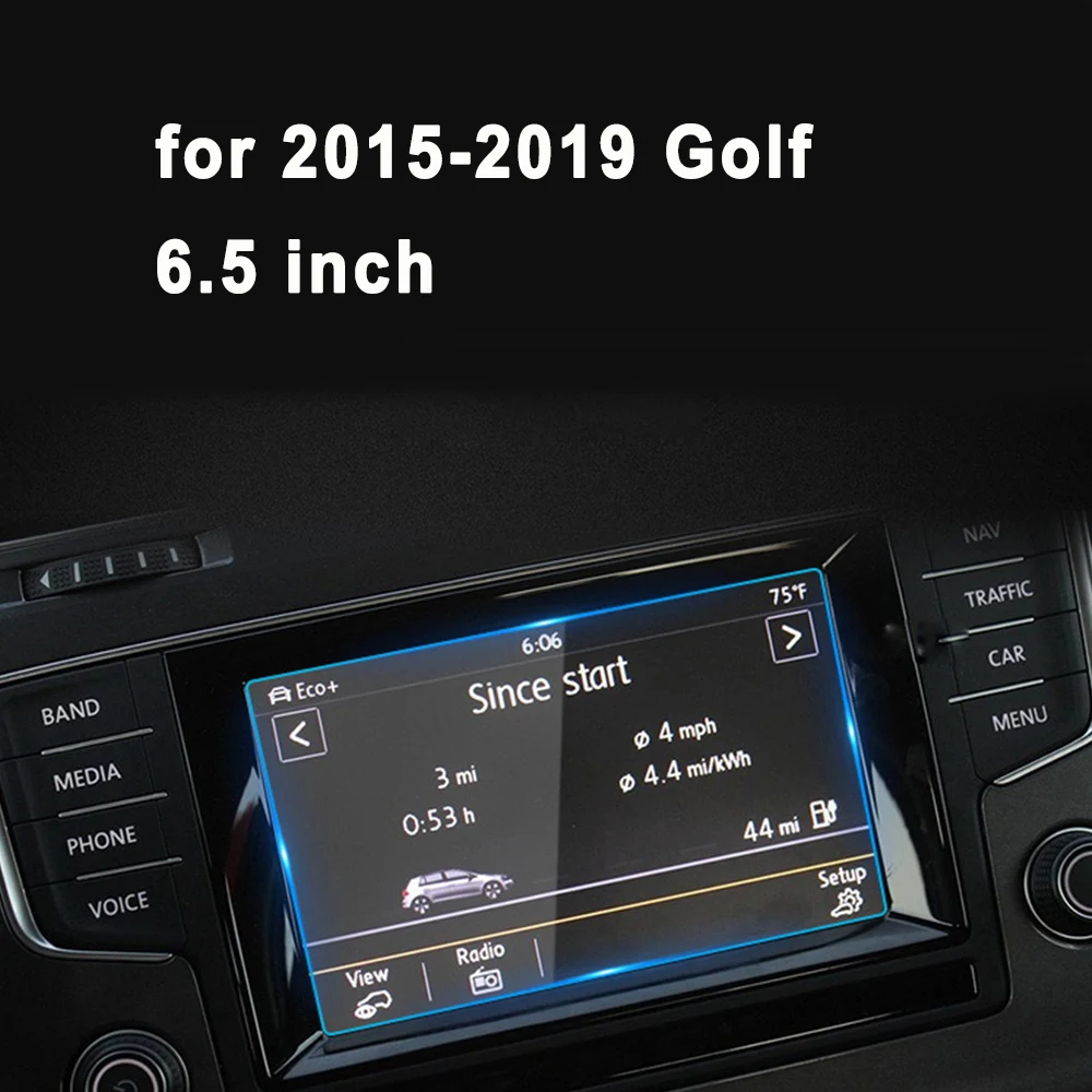

Для 2015-2019 Golf VW навигация Сенсорный экран протектор 6,5 дюймов HD прозрачный дисплей для автомобиля