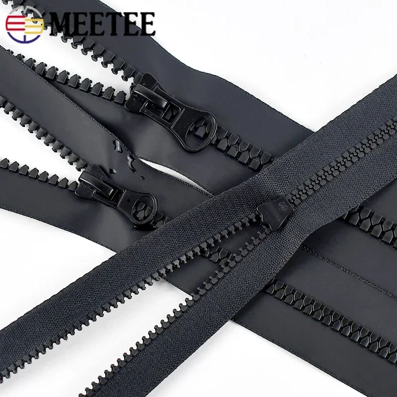 1-10Meters 5# 8# Waterproof Resin Zippers with Sliders Shoes