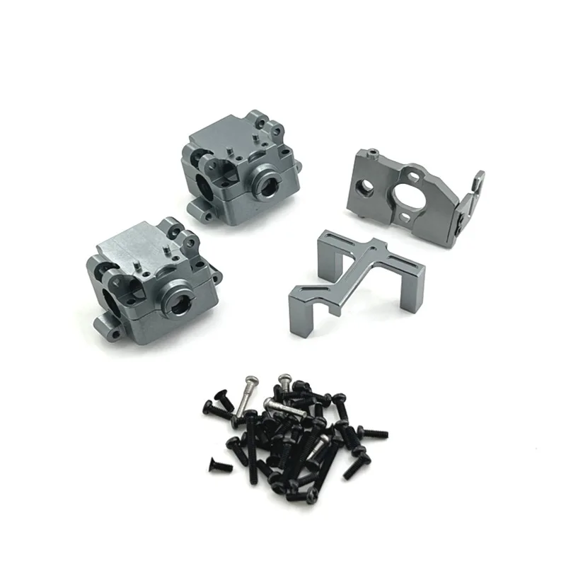 Aggiornamento del metallo, cambio, Base del motore, Base dello sterzo, per WLtoys 1/28 284161 284010 284131 K989 K969 K979 P929 RC ricambi auto