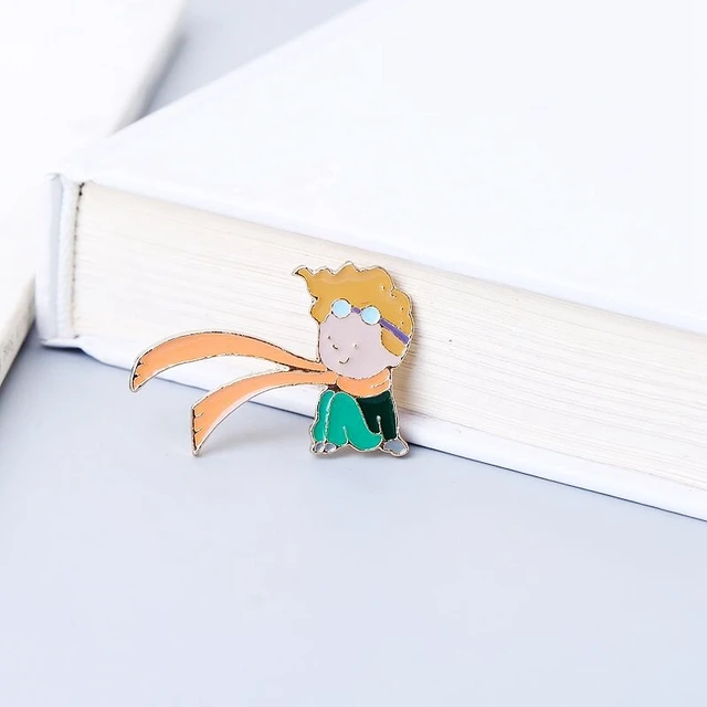 Spille Da Bavero Il Piccolo Principe - Volpe, Luna, Pianeta - Lega Smaltata - Idea Regalo - Foto 6