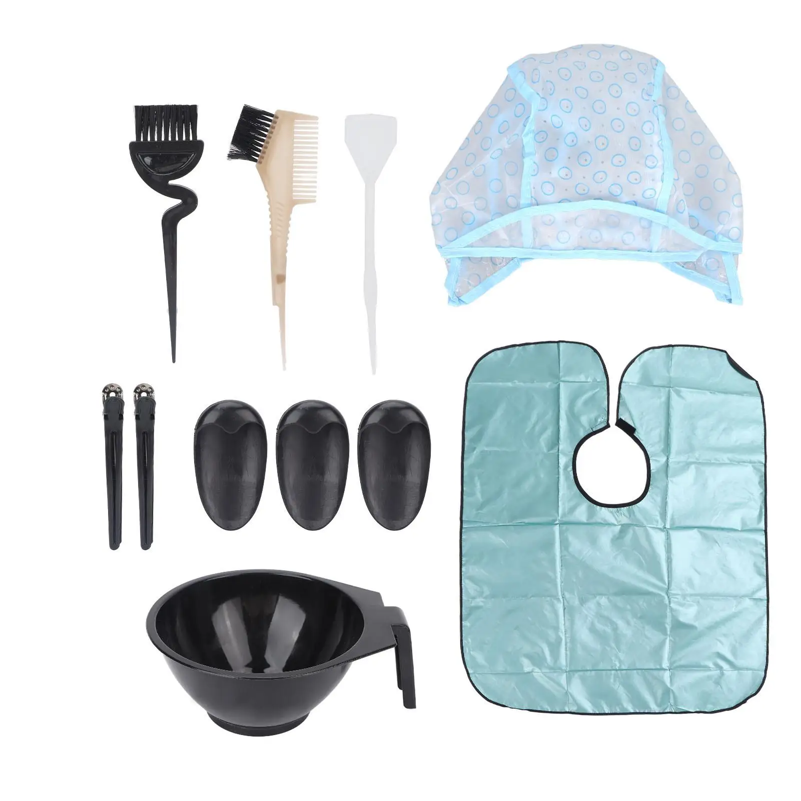 Reusable Hair Dye Brushes & Mixing Bowl Set-Safe, Stable Color Application for salon & Home Use