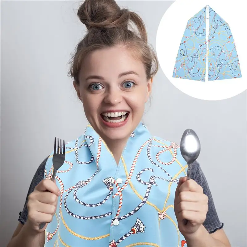 AdultBibsScarfDiningBibWomenFloralClothingFeedingEating