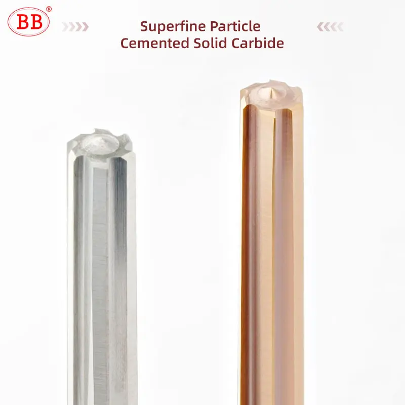 BB Tapered 1:50 Reamer Solid Carbide Machine CNC Cutter 2-12mm Hole Machining Tool carbide reamer