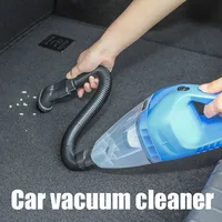 12V Car Vacuum Cleaner Portable 100W Handheld Portable Car Mounted Vacuum Cleaner Super SuctionWet AndDryDualUseCar Home Cleaner