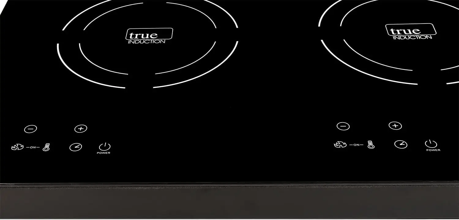 in. Dual Element Black Induction Glass-Ceramic Cooktop 1750W 858UL Cert. 3