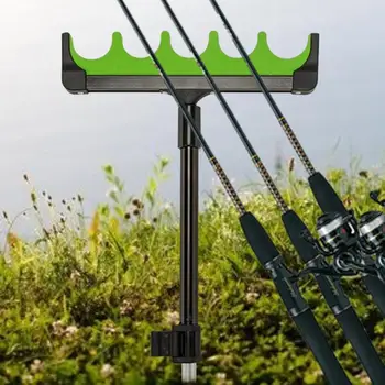 Fishing Rod Holder For Ground 2-Section Adjustable Fishing Rod Rack Stand Fishing Pole Bracket Beach Fishing Equipment For Men 5
