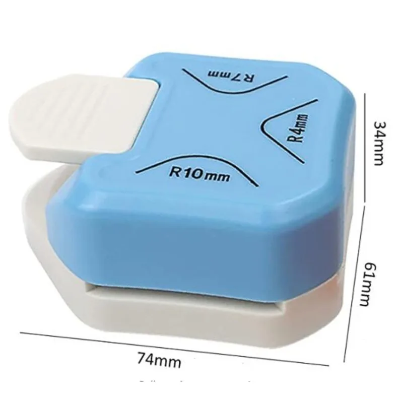 Paper Cutter 3 in 1 Tag Punch Corner Rounder Cutter Paper Label Punch for Scrapbooking Card DIY Paper Card Photo Planner Cutting Supplies