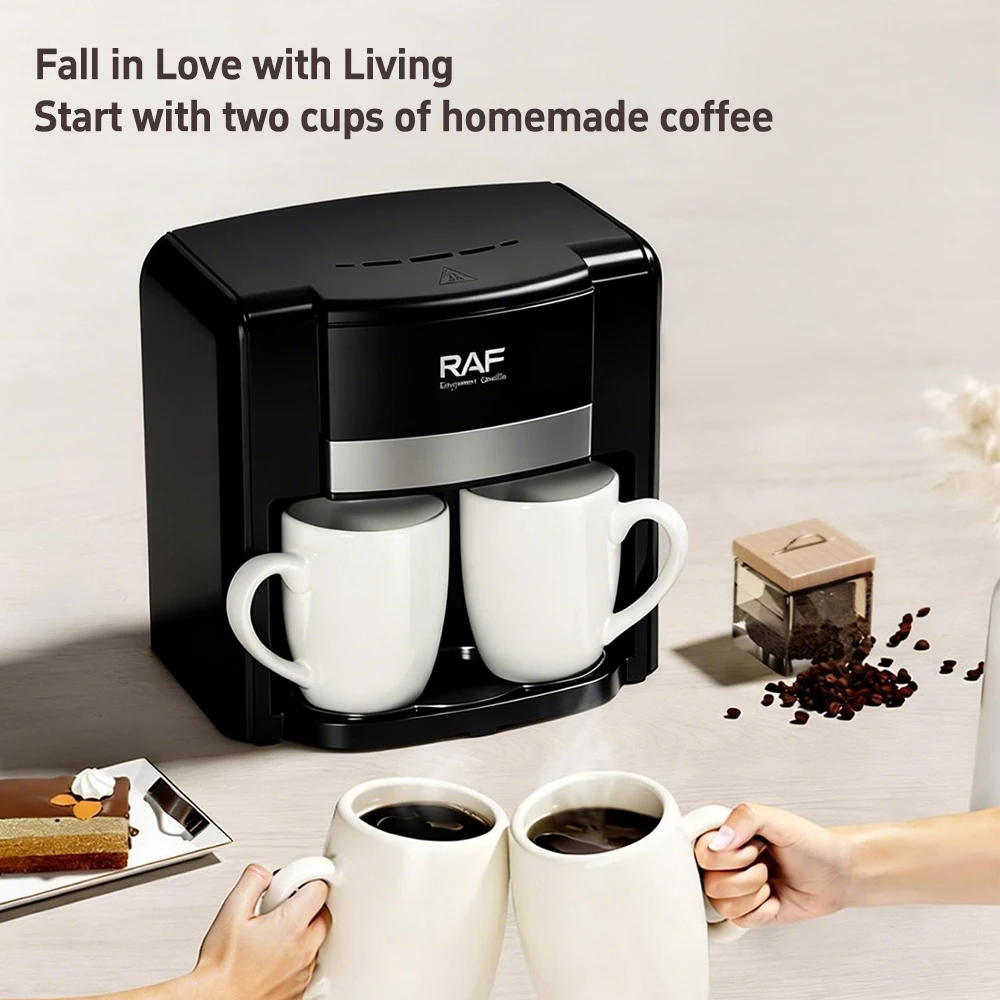 ماكينة قهوة منزلية صغيرة شبه أوتوماتيكية من RAF R....