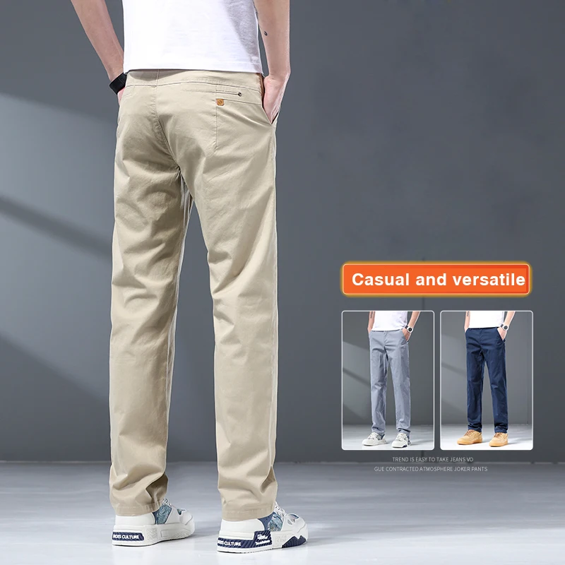 Denim Stretch Casual Men's Trousers Thin