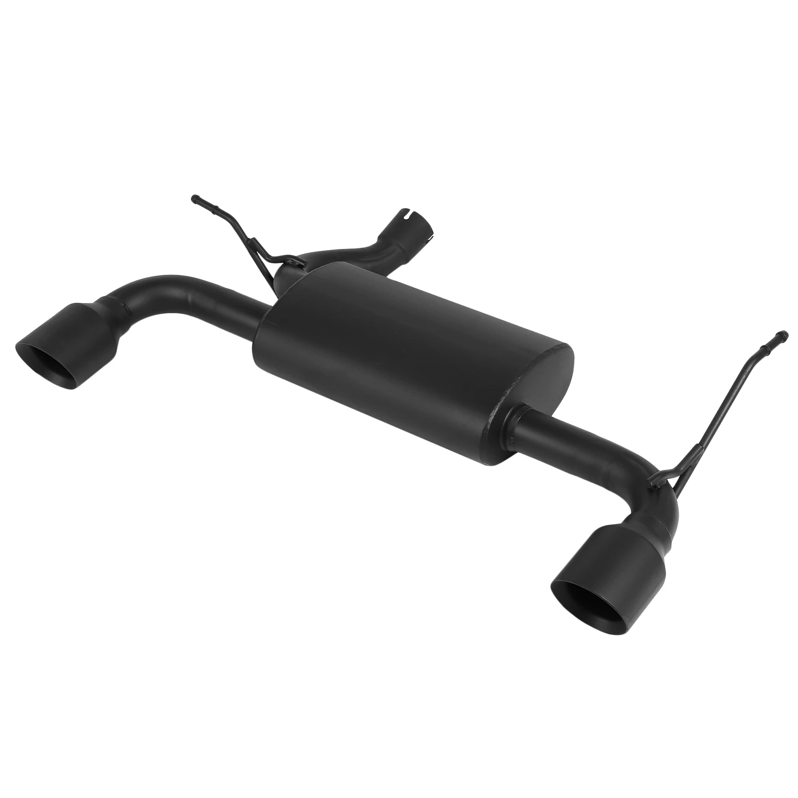 Steel Black Rear Exhaust Muffler System Kit for Jeep Wrangler JK