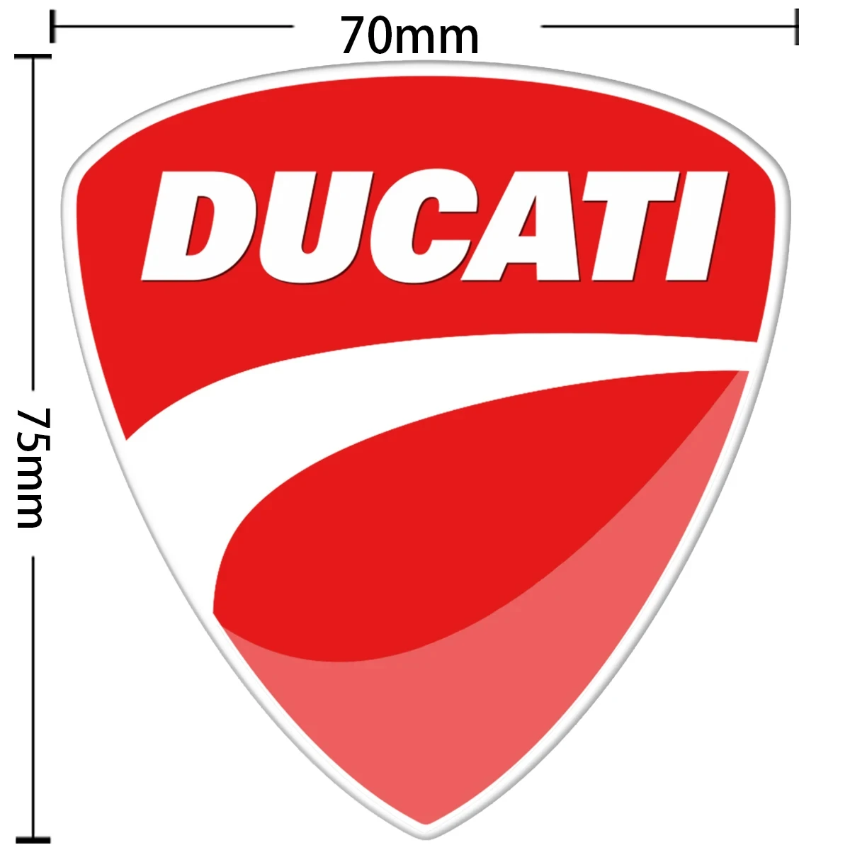 Motorcycle 3D Gel Ducati Corse Sticker 3 D Decal Helmet Emblem motorcycle stickers