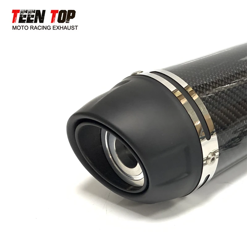 Universal Motorcycle Exhaust Muffler Carbon Fiber Silencer For KTM Duke390 RC390 Duke 690 790 890ADV Silenciador De Escape Moto - Image 3
