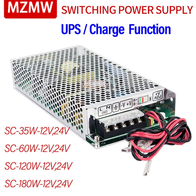 MZMW UPS/Charge Fonction Commutation Alimentation SC-35W 60W 120W
