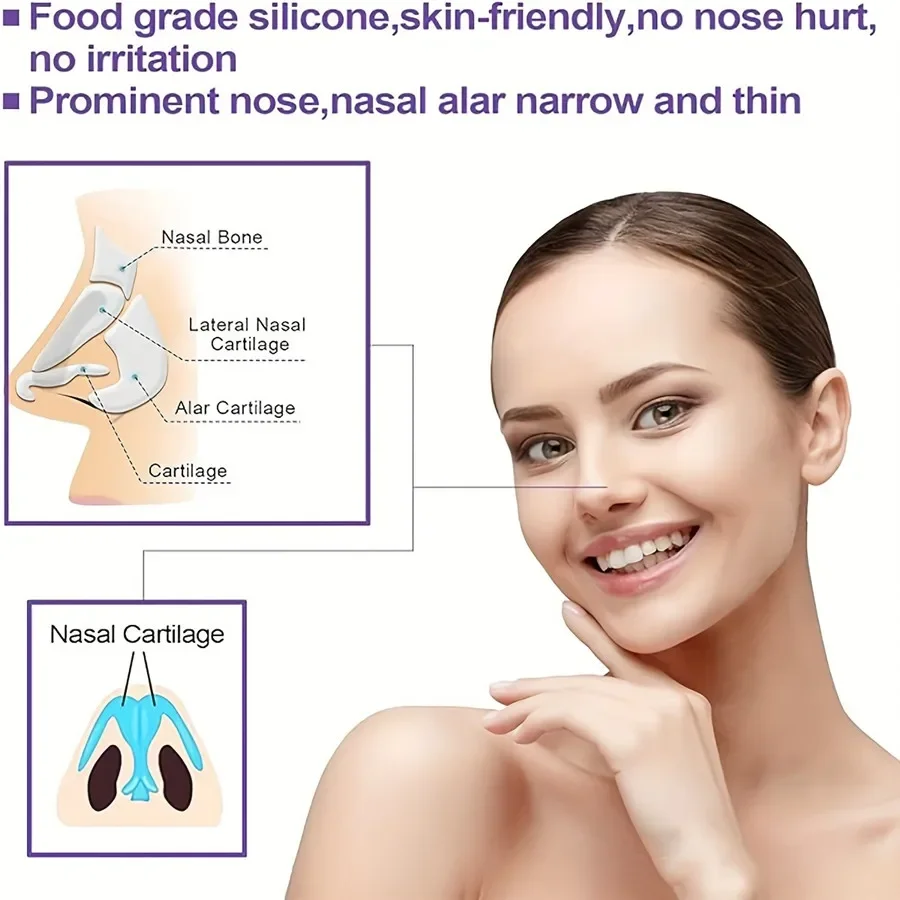 1pc Nose Shaper For Wide Noses Nose Straightener Corrector Shrinker Beauty Nose Clip For Women Men