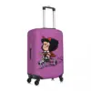 Funny Mafalda Suitcase Cover Cartoon Business Cruise Trip Protector Holiday Strectch Luggage Accesories 3