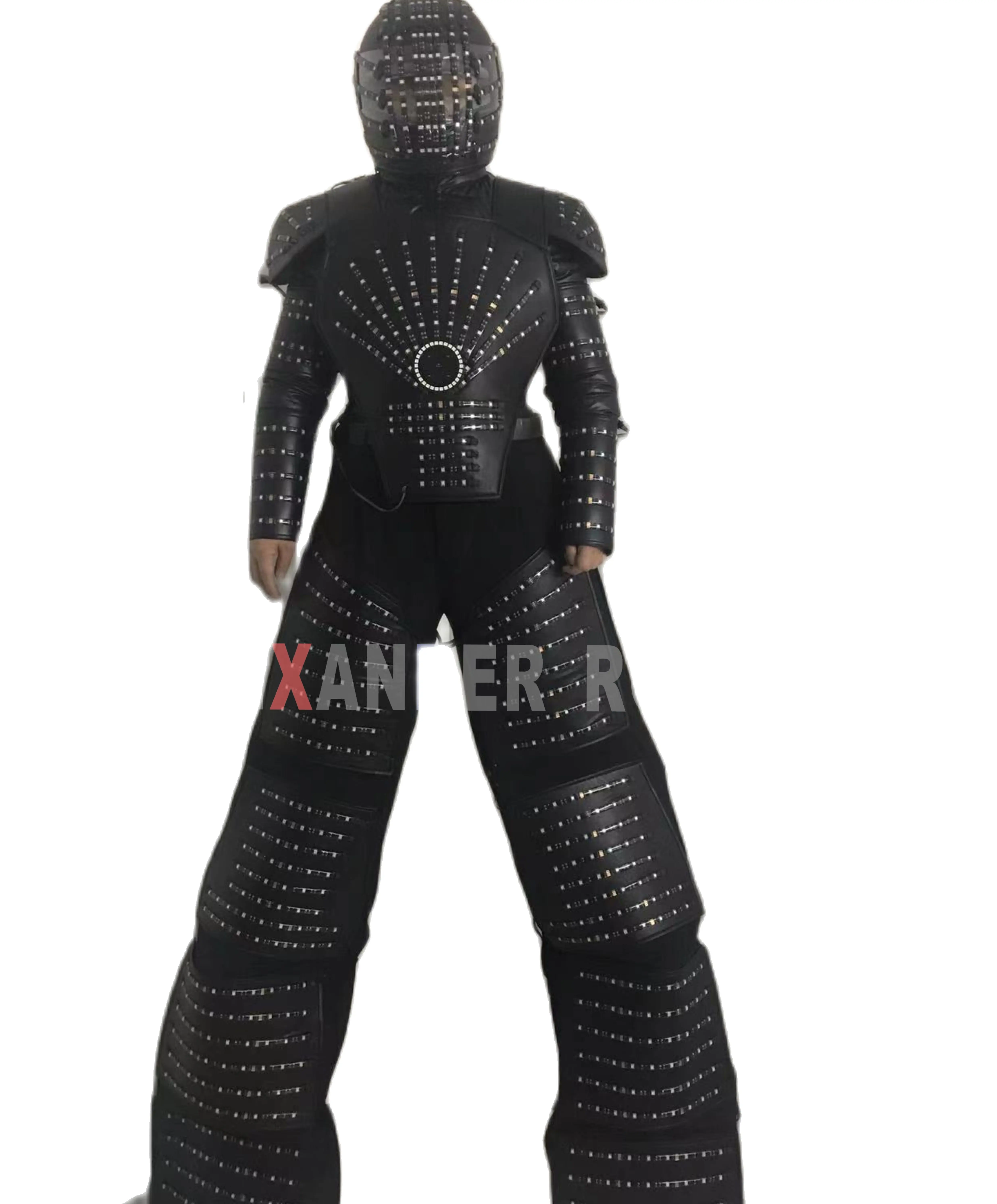 LED Suits Robot Costume LED Clothing Birthday Party Light Size Fabric Breathable Colors