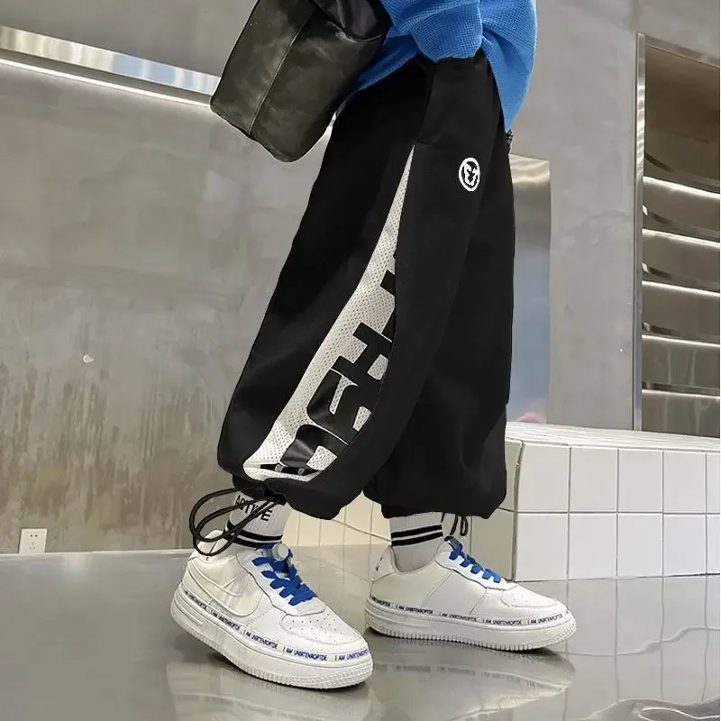 Casual Pants Baby Boys Loose Harem Toddler Cargo Pants Cotton and Linen Child Sweatpants Pantalones Informales Teenager Kids boys pants