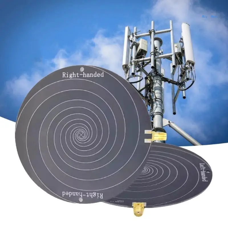 Wideband 0.51-10Ghz Circularly Polarized Antennas Equiangular Spirals Antennas, Circularly Polarized