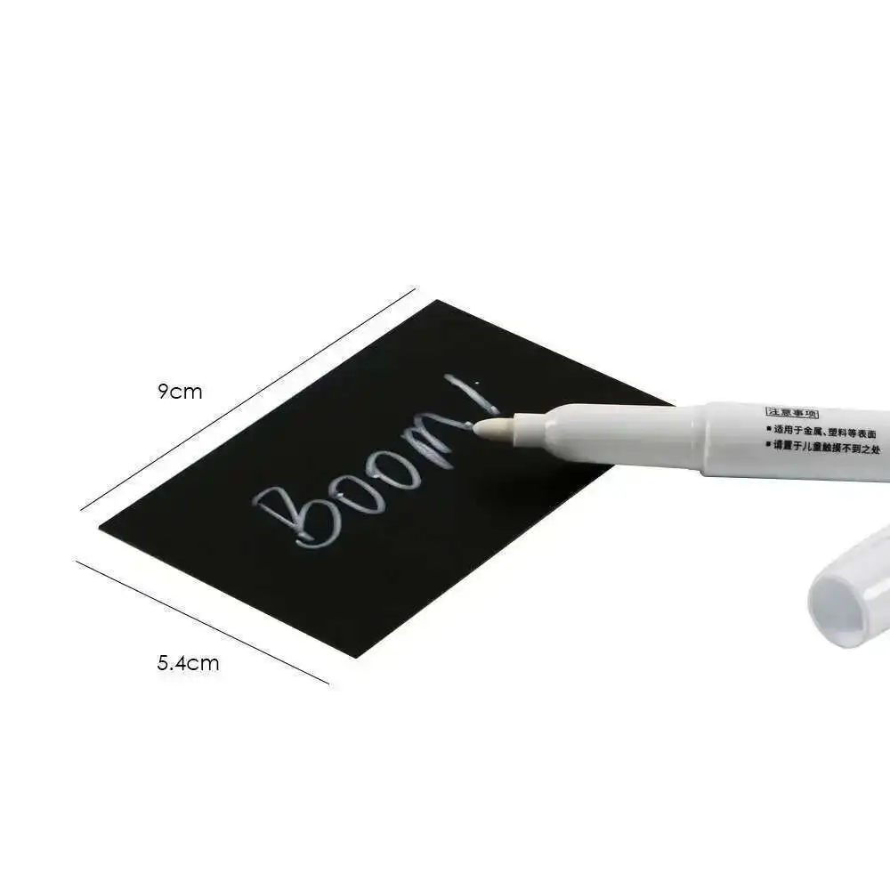 Mini Chalkboard Signs Chalk Tag Easy to Write Wipe Out Liquid Chalk Markers Food Labels Party Small Boards Signs