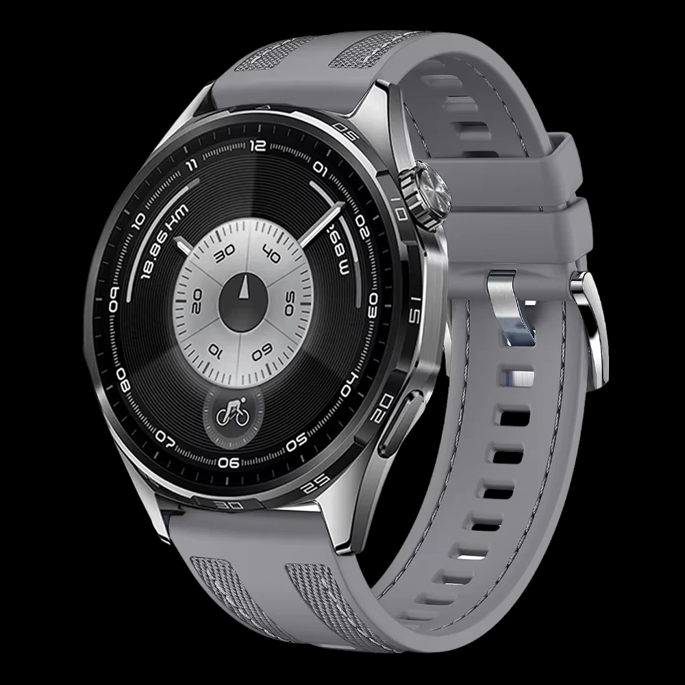 Premium Nylon Sports and Silicone Watch Strap - Universal Fit, Enhanced Durability