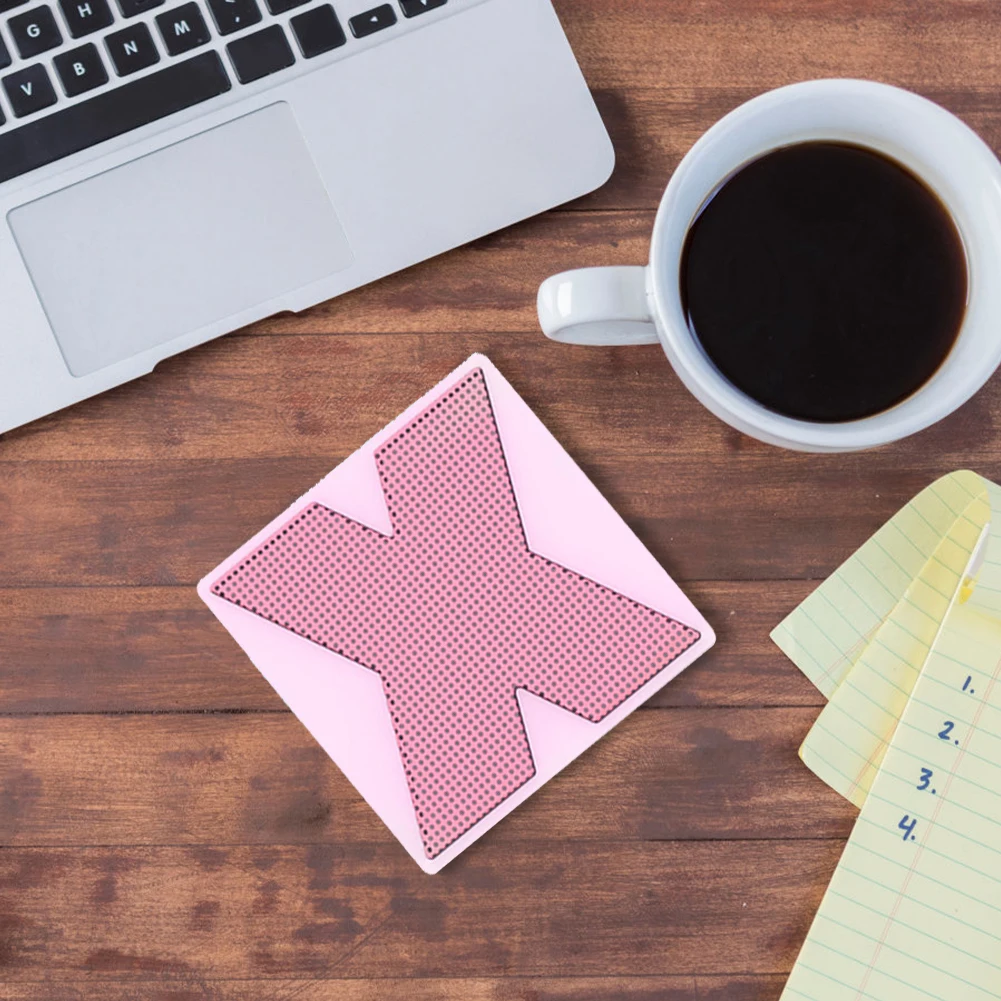 Small Metal Speaker Bluetooth-Compatible 5.0 Rechargeable HIFI Sound Box Player Hands-Free Call Audio Player Speaker for Outdoor