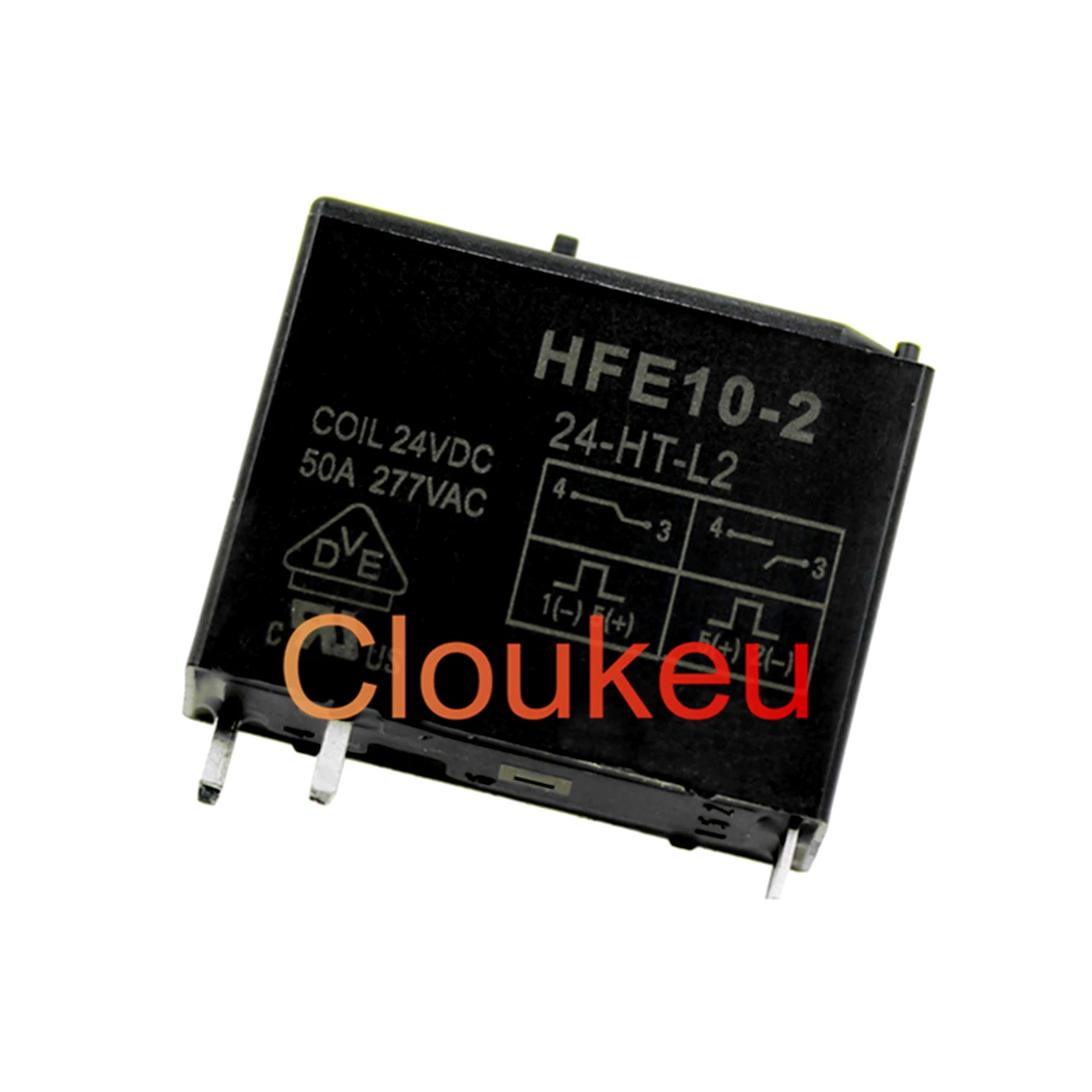 

Relay HFE10-2-12 24-HT-L2 HFE10-1-12 24-HT-L2 12V24VDC 50A 5pin