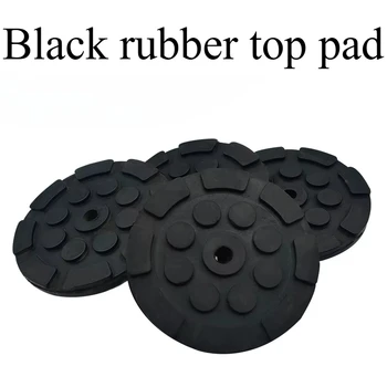 1/4Pc Black Rubber Jacking Pad for Car Lift Anti-slip Surface Tool Rail Protector Heavy Duty for Car Lift 1
