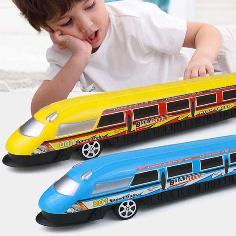 

Simulation Children's Inertia Car High Speed Rail Diecast Train Toy Model Educational Toys Boys Children Collection Gifts